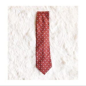 Christian Dior Monsieur Silk Tie Red 100% Silk